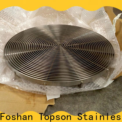 Topson perforated non slip metal grating factory for mall