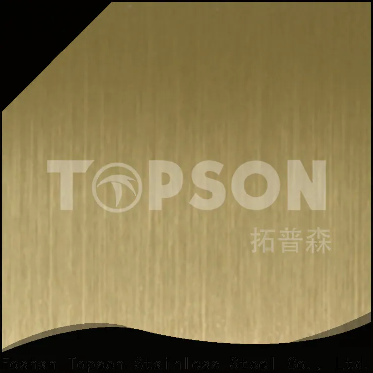 Topson brushed stainless steel sheet suppliers for business for kitchen