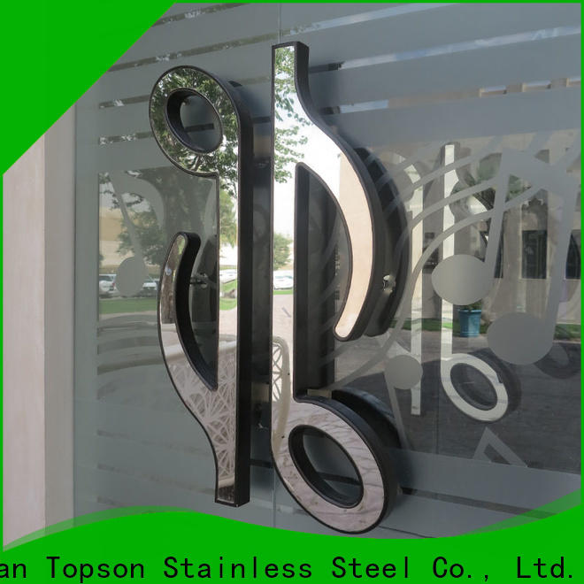 Topson steel stainless steel external door furniture Supply for interior