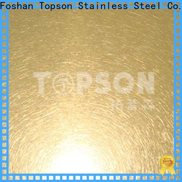 Topson High-quality stainless steel sheets manufacturers Suppliers for floor