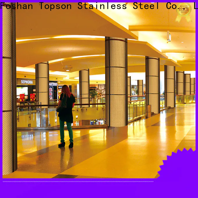 Topson high reputation stainless steel wall cladding joining strip Suppliers for lift