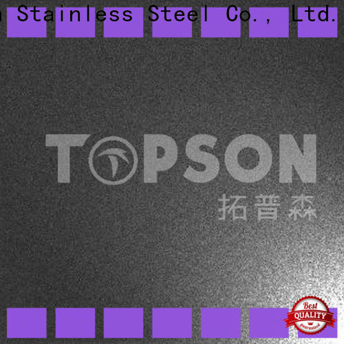 Topson luxurious stainless steel sheet metal prices factory for handrail