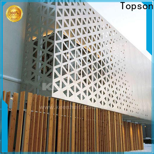 Topson High-quality decorative metal mesh screen Suppliers for exterior decoration