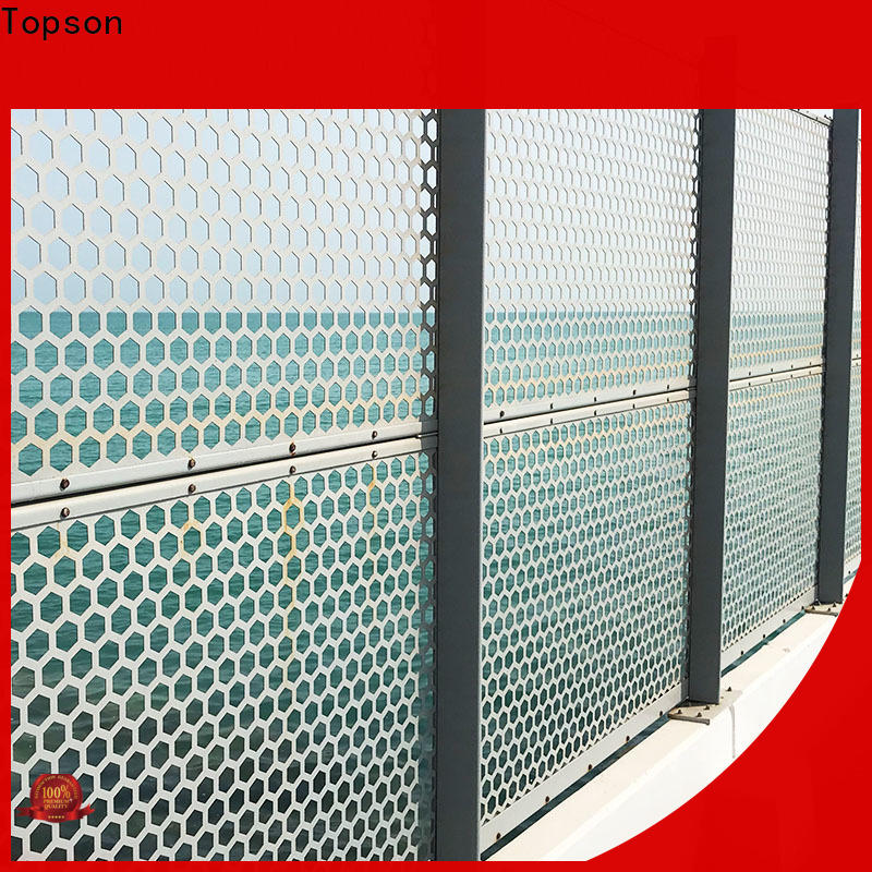 Topson meshperforated palacios screen enclosures export for curtail wall