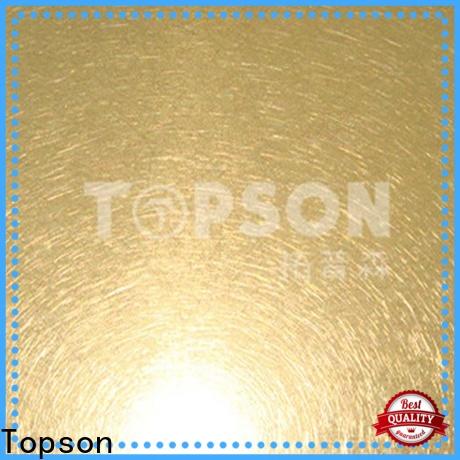 Topson etching stainless steel embossed plate for partition screens