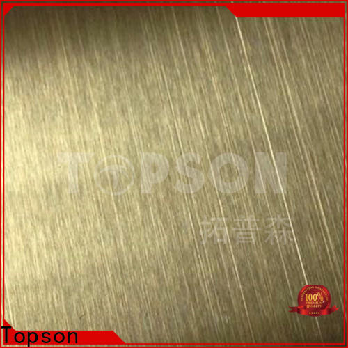 Topson durable mirror stainless steel sheet Suppliers for handrail