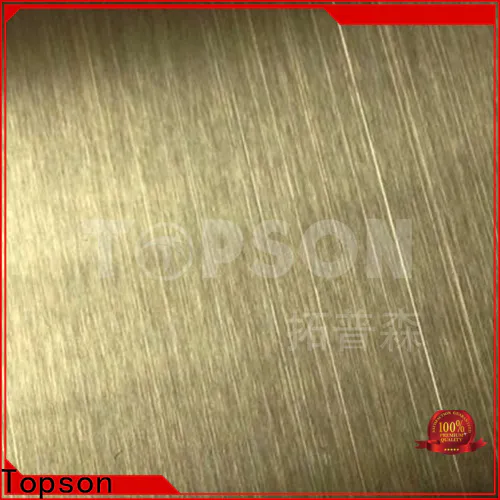 Topson durable mirror stainless steel sheet Suppliers for handrail
