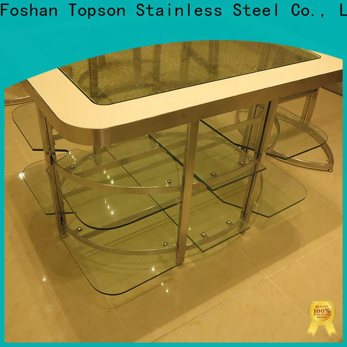 Topson steel metal garden table and two chairs Supply for kitchen cabinet for bathroom cabinet decoratioin
