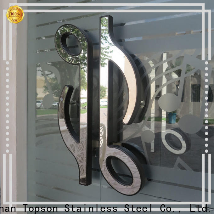 Topson high-quality metal frame steel doors factory for roof decoration
