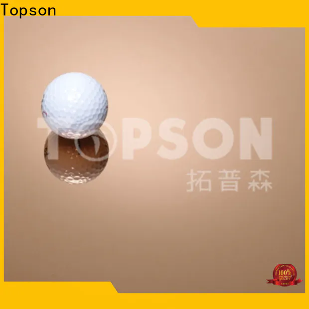 Topson sheetdecorative mirror finish stainless steel China for elevator for escalator decoration