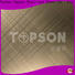 Topson embossed stainless steel sheet metal prices factory for furniture