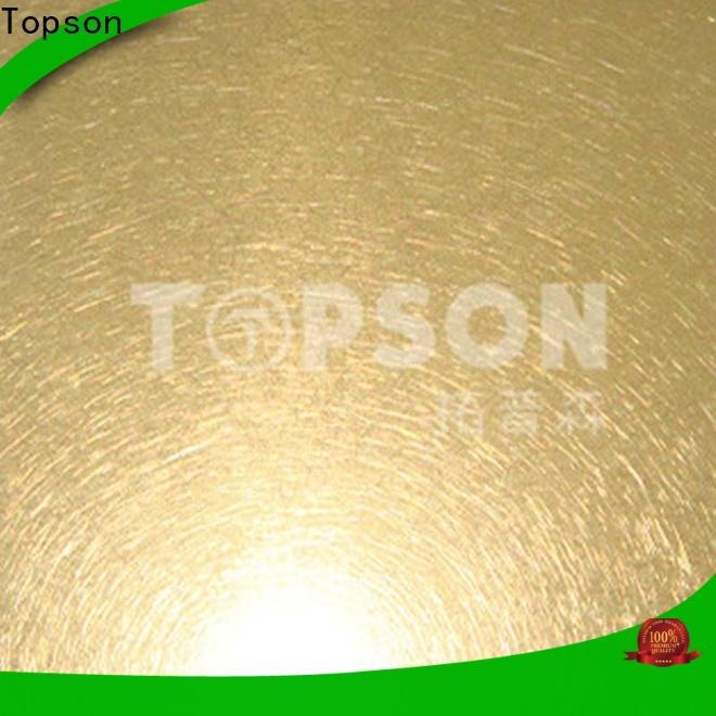 Topson sheetstainless mirror finish stainless steel sheet for business for partition screens