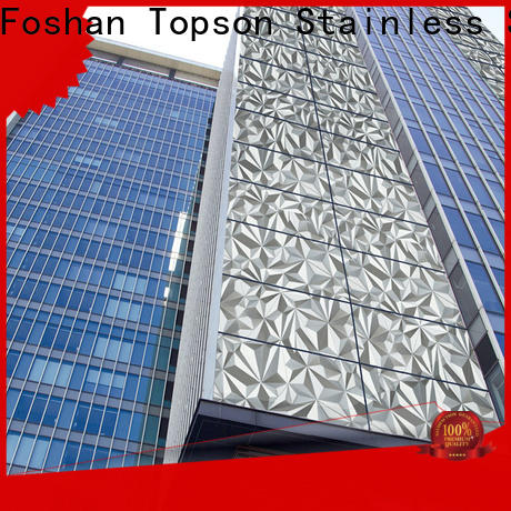 Topson Wholesale stainless steel wall covering commercial kitchen in china for elevator