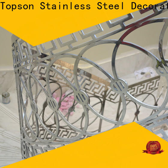 Topson handrail china metal work manufacturers for apartment