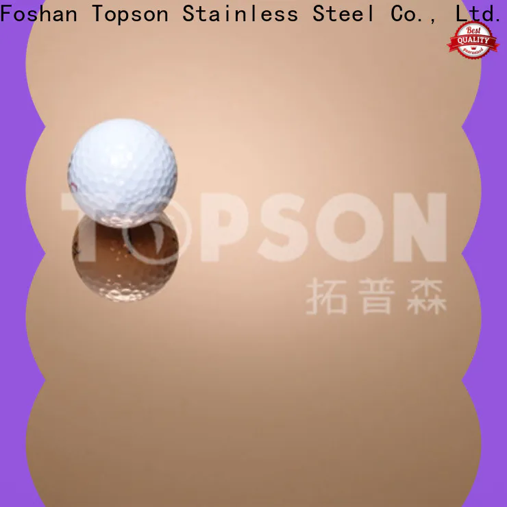 Topson antifingerprint stainless steel sheet sizes Suppliers for partition screens