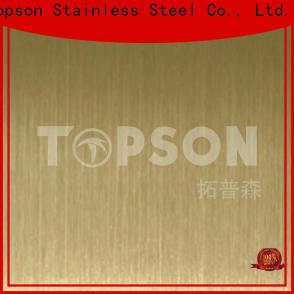 Topson mirror stainless steel metal sheet prices for business for vanity cabinet decoration