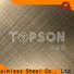 Topson embossed textured stainless sheet Supply for furniture