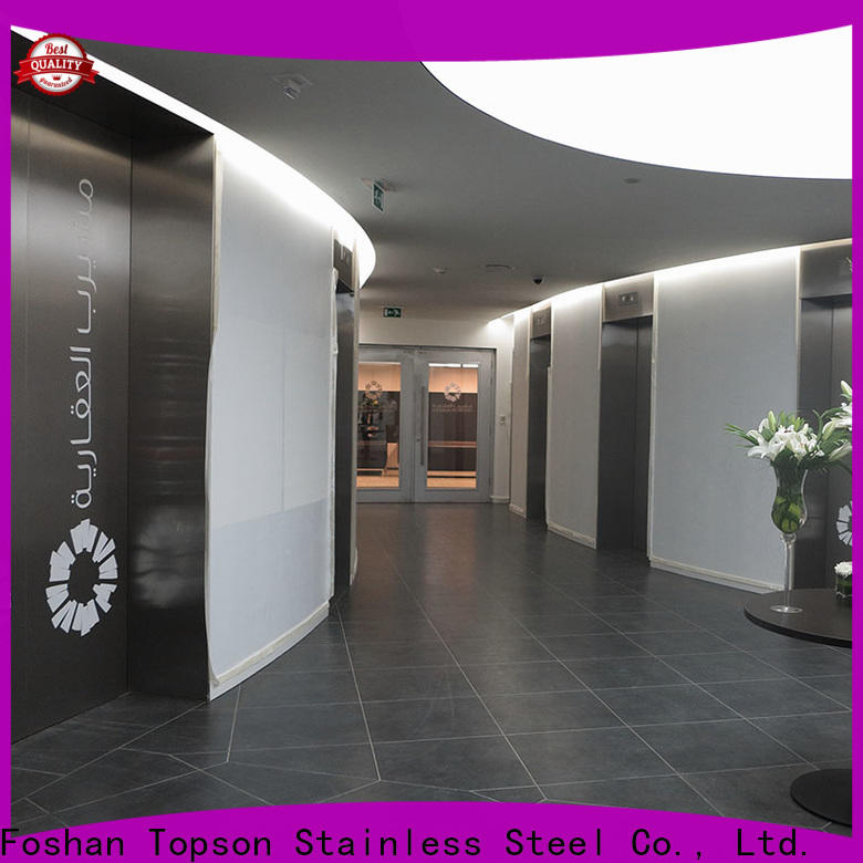 Topson New craftsman steel entry door manufacturers for building facades