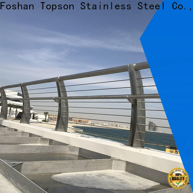 Topson good looking rope railing brackets factory for room