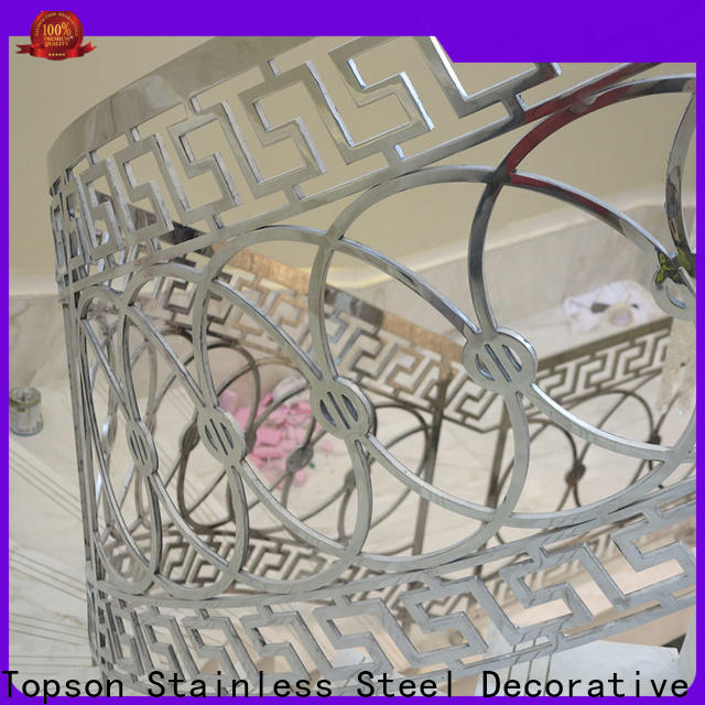 Topson Wholesale stainless steel glass balcony railings company for hotel