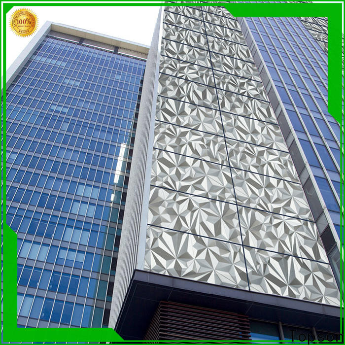 Topson elevator aluminium wall cladding systems Suppliers for shopping mall
