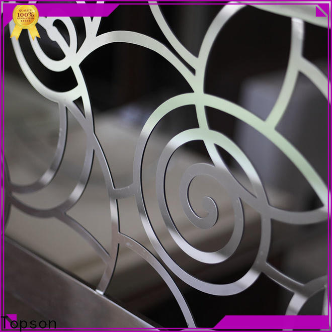 Topson handrail cost of stainless steel cable railing for hotel