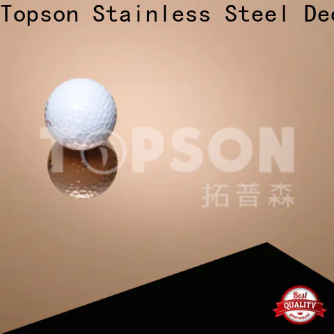 Topson steel brushed stainless steel sheet suppliers China for partition screens