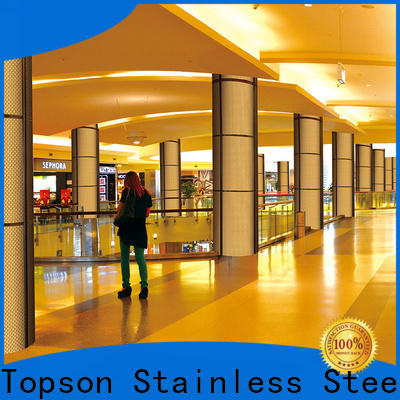 Topson external stainless steel cladding systems manufacturers for lift