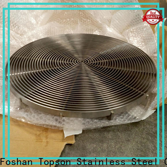 Topson Custom stainless steel drain grills Supply for hotel