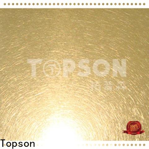 Topson bead stainless steel sheets for sale factory for floor