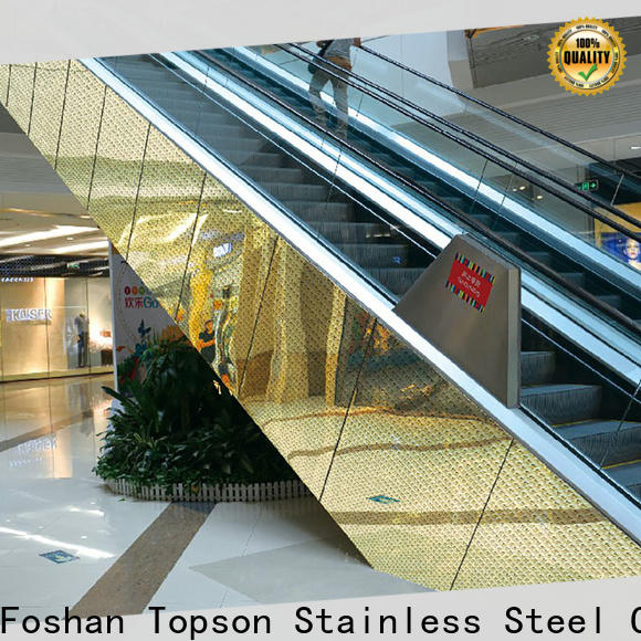 Topson elevator stainless steel column cladding company for wall
