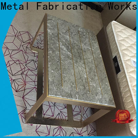 widely used metal top outdoor table glass factory for roof decoration