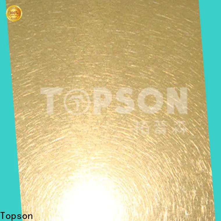 Topson luxurious brushed stainless steel strip for floor