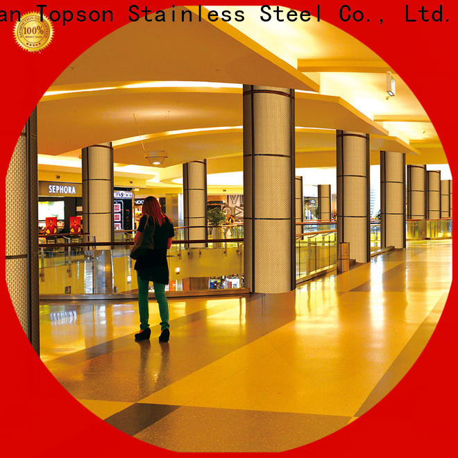 Topson elevator stainless steel column cladding factory price for wall