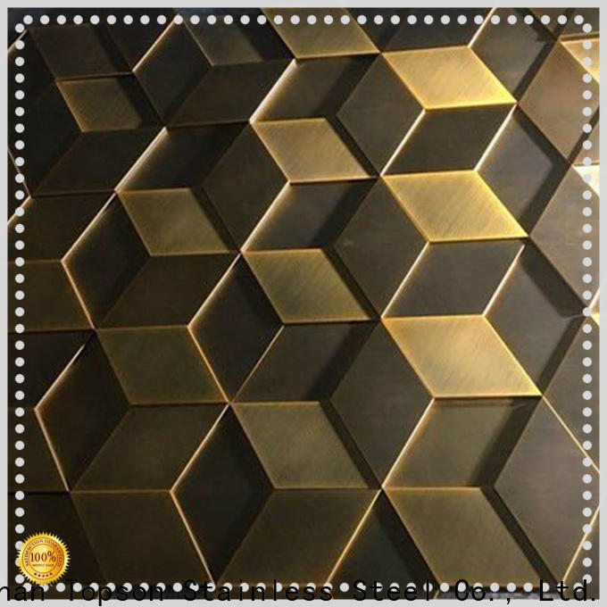 Topson Best metal wall covering sheets factory for shopping mall