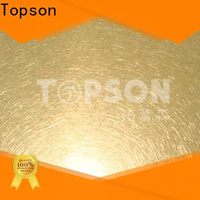 Topson etching stainless sheet sizes China for elevator for escalator decoration