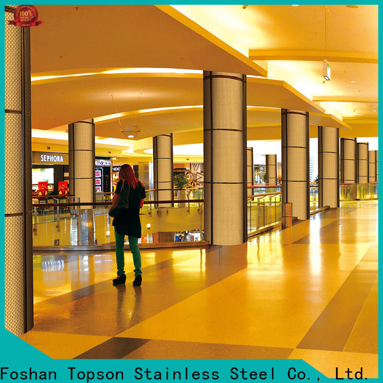 Topson wall colour steel wall cladding factory for elevator