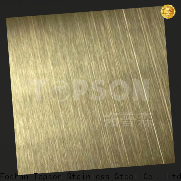 brushed stainless steel sheet decorative for business for partition screens