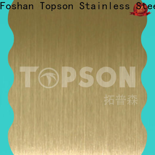 Topson embossed bead blast finish stainless steel for business for furniture