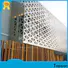 Topson elegant perforated metal screen panels from china for curtail wall