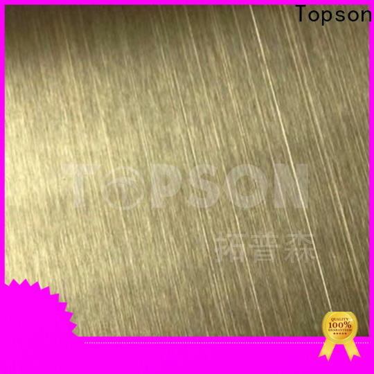 Topson sheet stainless sheet supplier for furniture