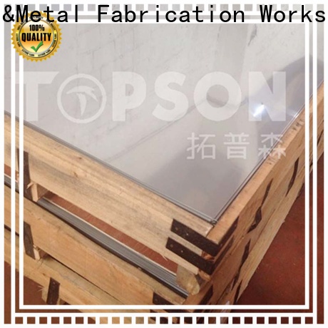 Topson metal mirror finish stainless steel factory for kitchen