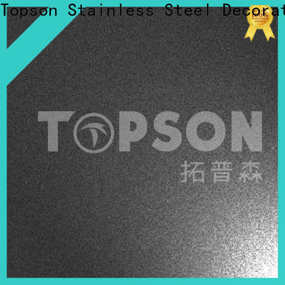 Topson raw stainless steel sheet gauge thickness Supply for interior wall decoration