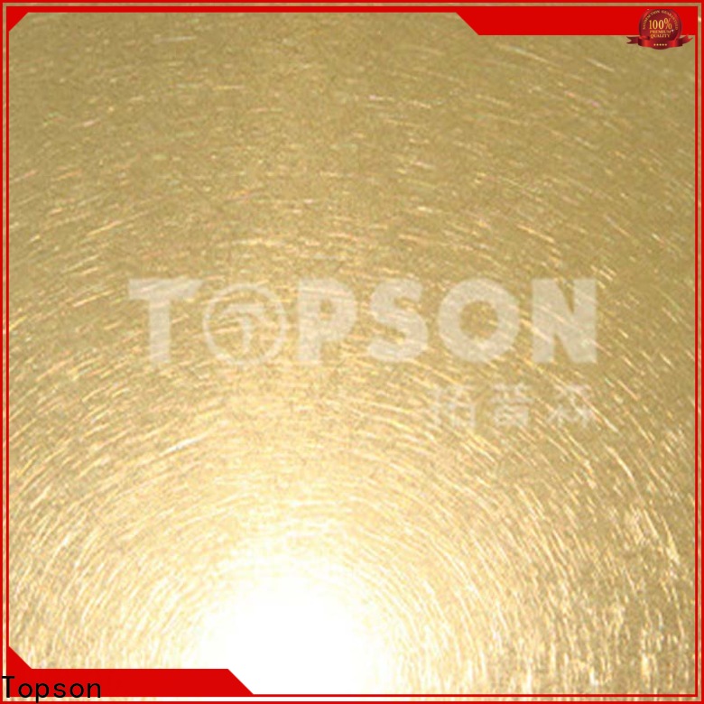 Topson mirror stainless sheet sizes factory for vanity cabinet decoration