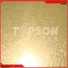 Topson mirror stainless sheet sizes factory for vanity cabinet decoration