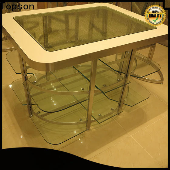 Topson stainless cheap metal outdoor furniture oem for decoration