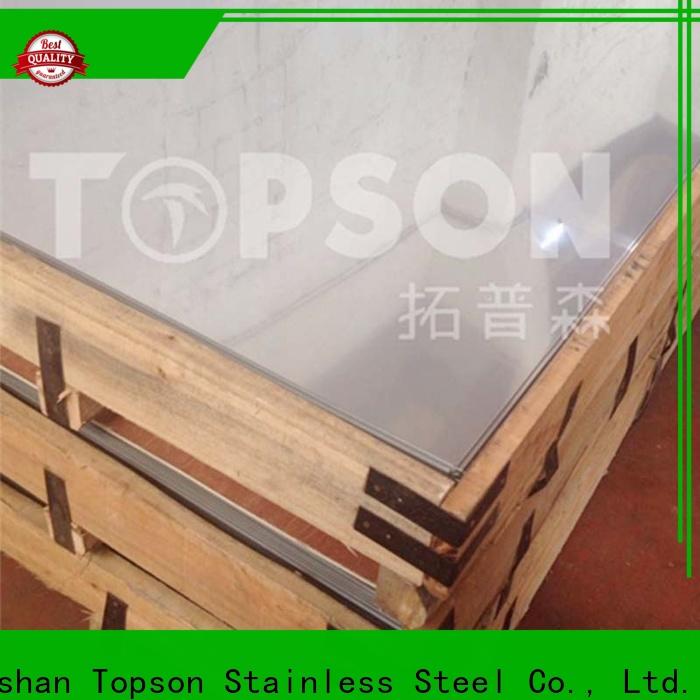 Topson good-looking stainless steel decorative sheets Suppliers for handrail