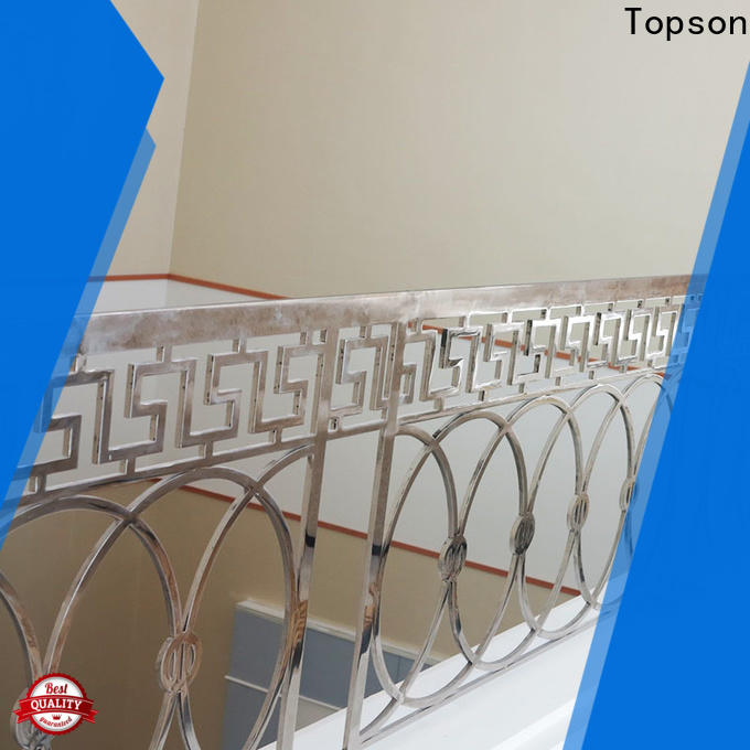 Topson curved stainless steel railing manufacturers for business for tower