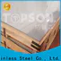 Topson sheet patterned stainless steel sheet supplier China for interior wall decoration