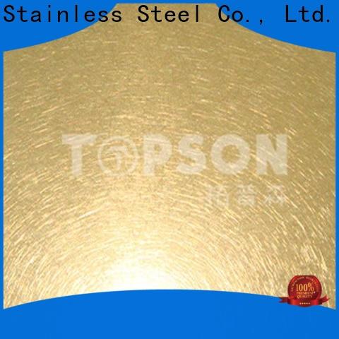 Topson Custom brushed stainless steel strip factory for vanity cabinet decoration